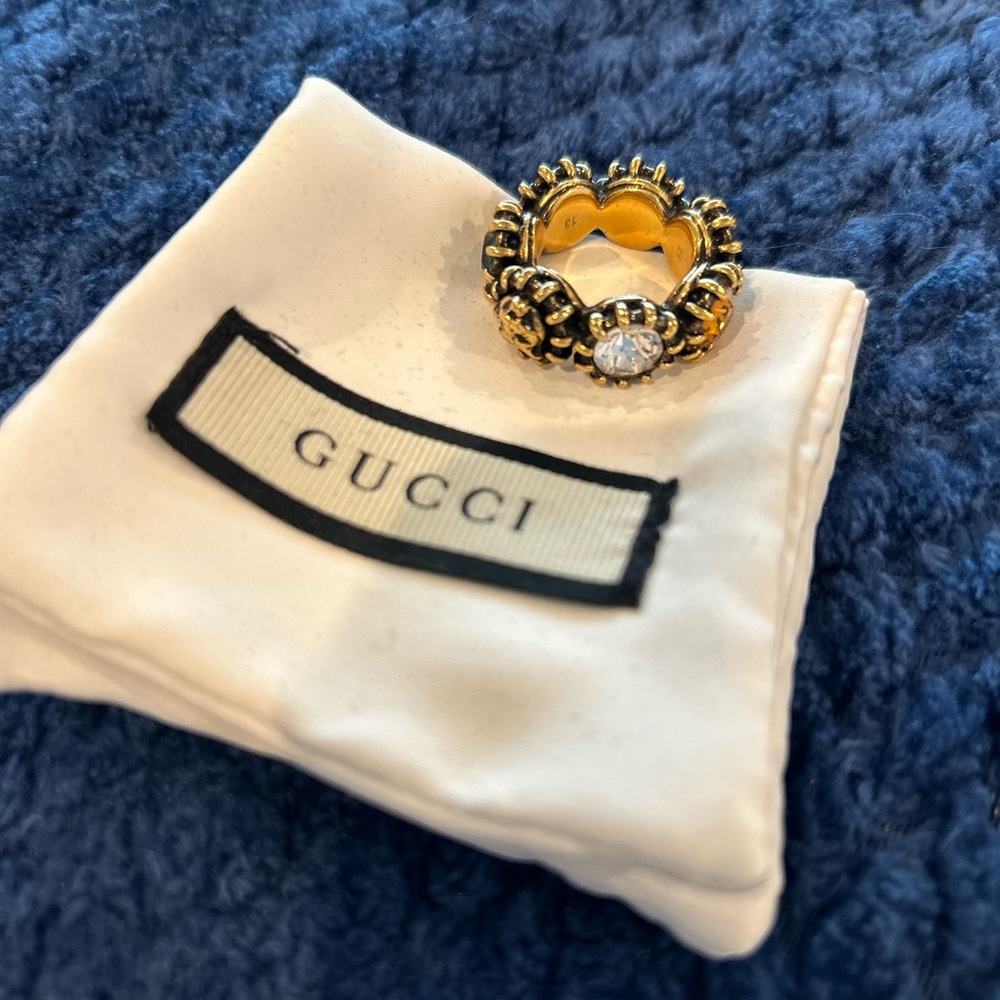 Gucci Antique Gold Thanos Infinity Ring